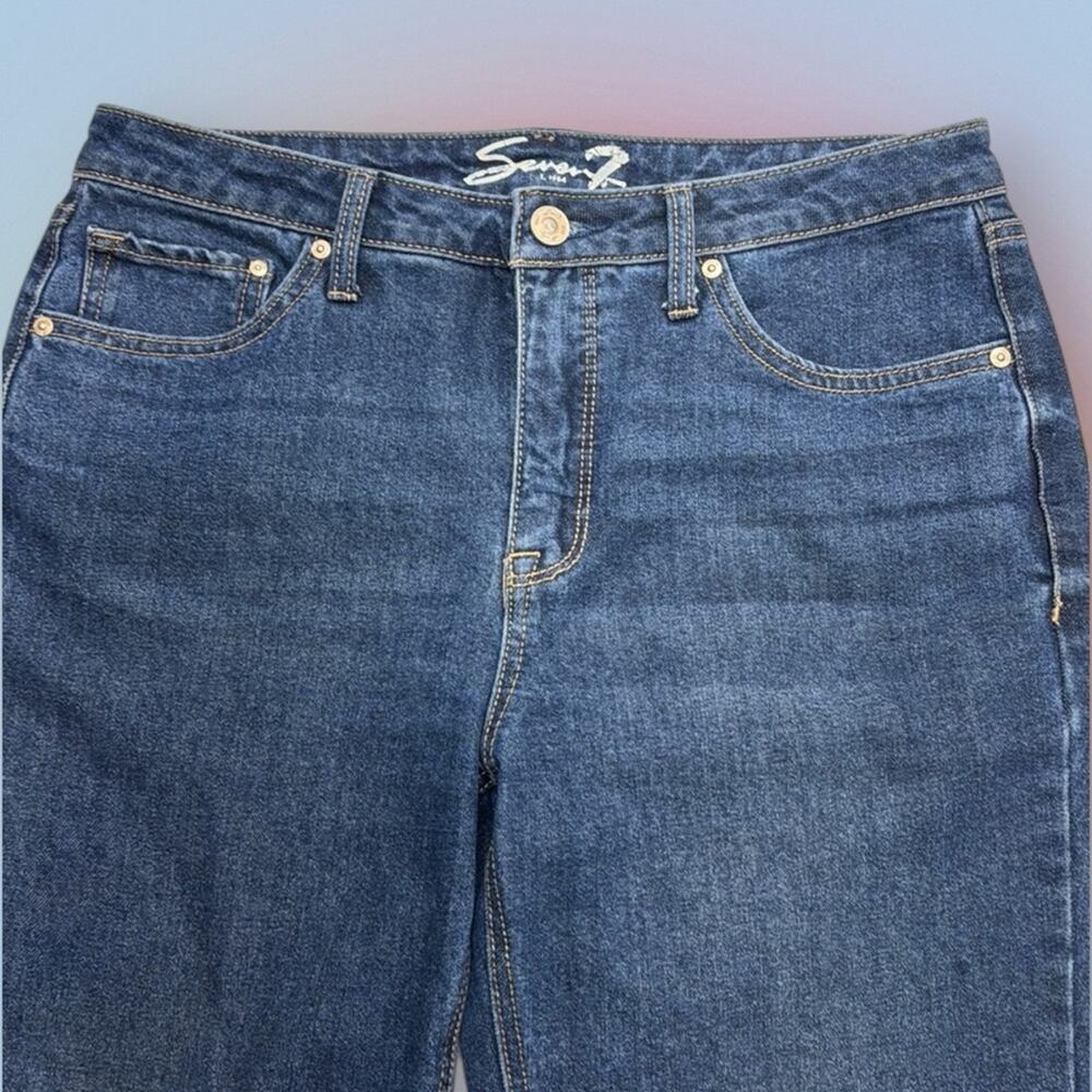 SEVEN7 Women’s 8 SLIM STRAIGHT Blue Jeans